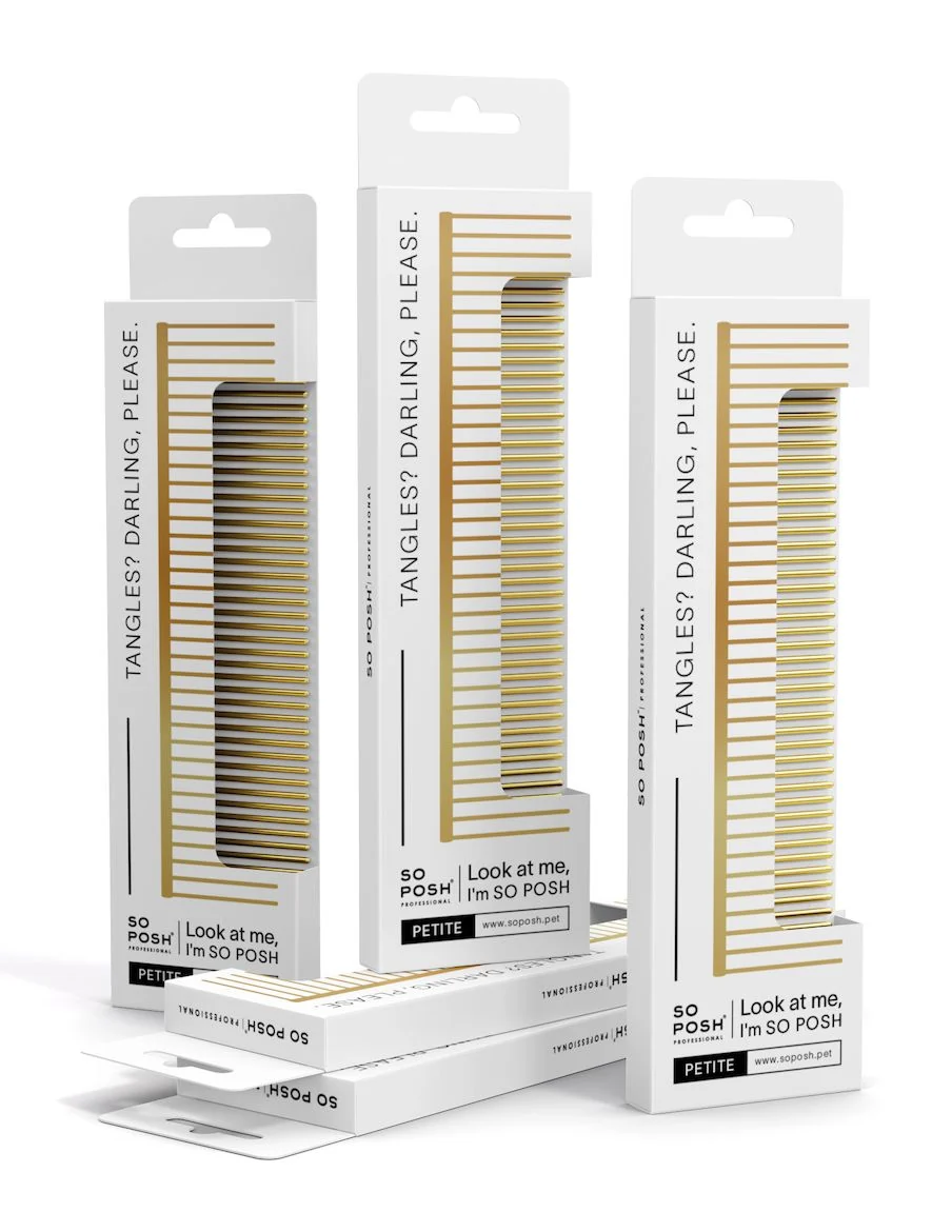 So Posh Metal Comb Classic – Professioneller Metallkamm für Hunde & Katzen – Bild 5