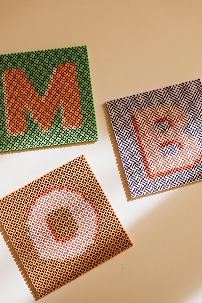 Bügelperlen Vorlagenset “ABC” (Sofort-Download)